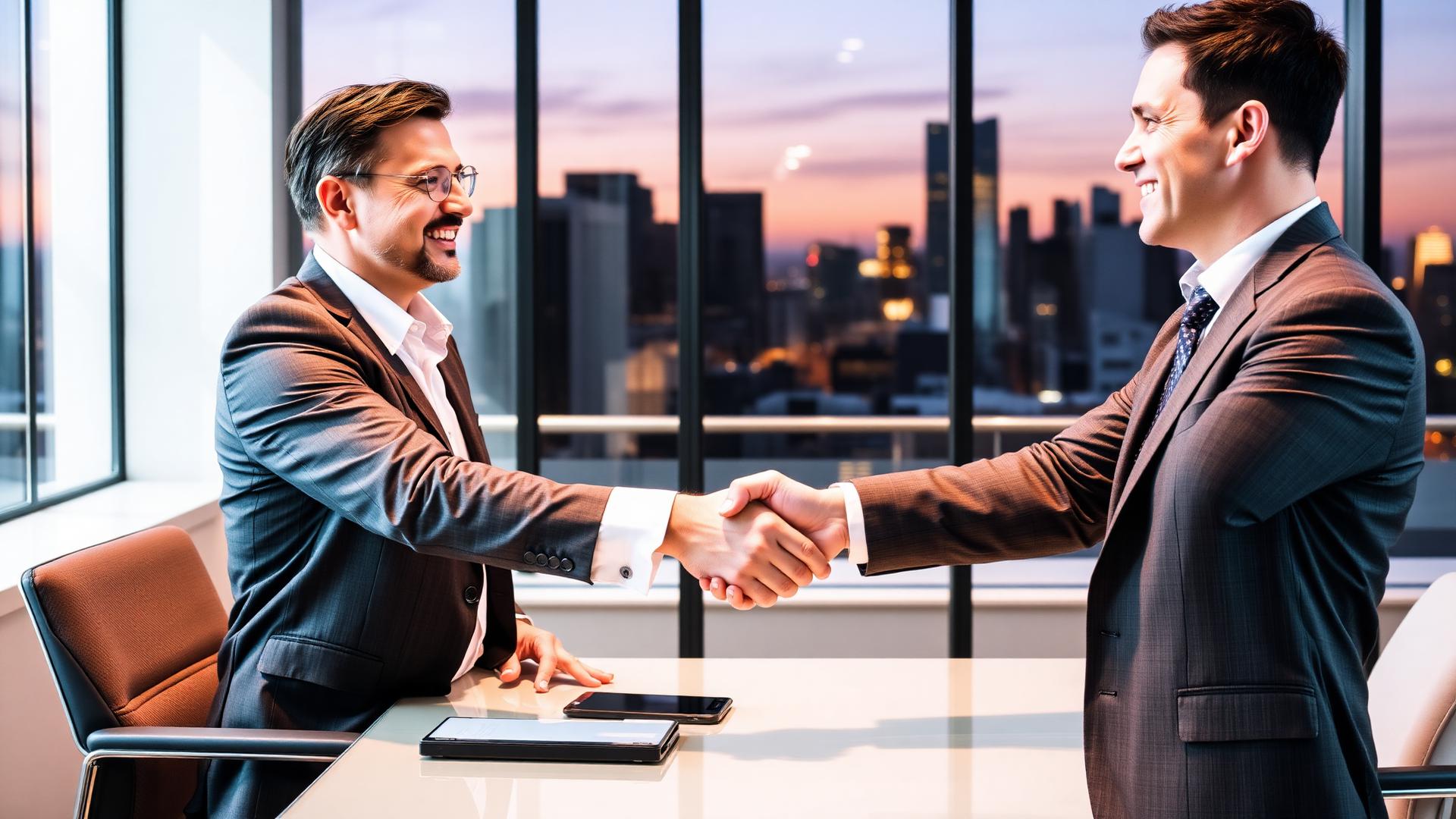 Physicians and advisors discussing the sale of a medical practice